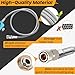 DIN Valve Scuba Adapter, Paintball Fill Station for Underwater Activities, PCP Tank Connector for Scuba, HPA Tank Filling Adapter, Capable of 4500 psi, 36