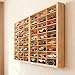 for Hotwheels Wooden Display Case,54 Space 1/64 Scale Toy Car Display Case Fit for Hotwheels Wooden Storage Display Shelf for Toy Cars Wall Mount Model Car Display Organizer Fit for Matchbox Diecast