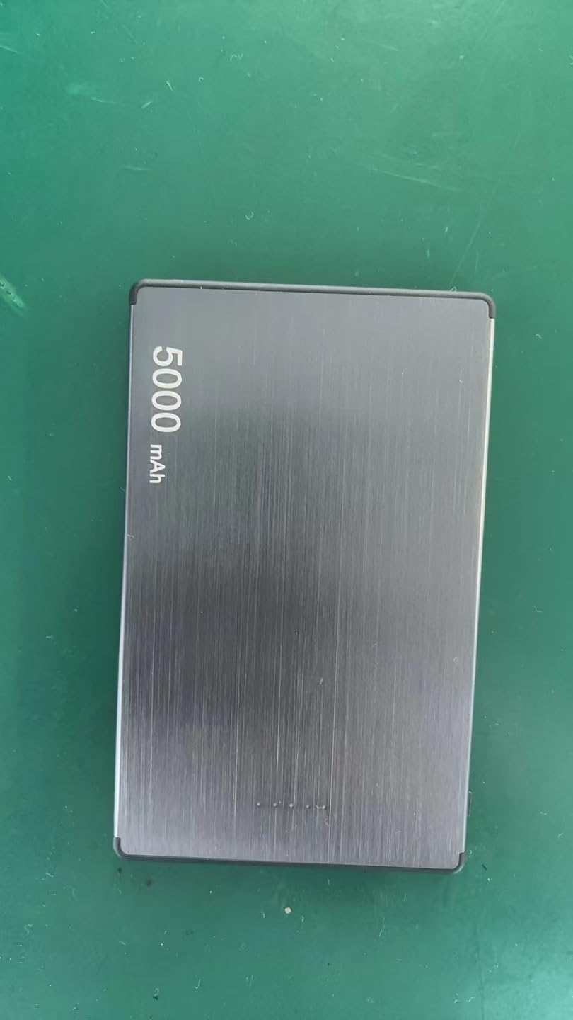 Magnetic Portable Charger Magnetic 5000mAh Ultra SlimforMagSafe Battery Pack, 0.3in3.9oz Mini Wireless Power Bank with 20W PD USB-C Two-Way Charging, Compatible for iPhone 15/14/13/12 Series (grizzly)