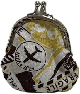 ハンドメイドがま口・小サイズ【トラベル柄】