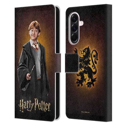 Étui Harry Potter Ron Weasley en cuir avec portefeuille pour Samsung A56 5G