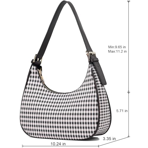 Image of Small Tote Shoulder Bags Purses for Women Retro Classic Crossbody Bags Cute Clutch Purse and Handbag