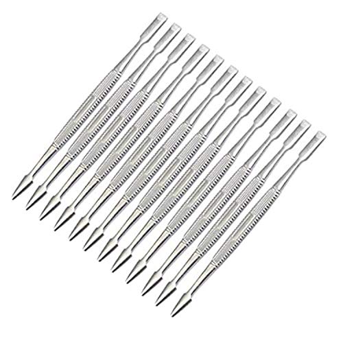 PRECISE CANADA: Set of 12 Nail Cuticle Pusher Chrome Plated Stainless Steel