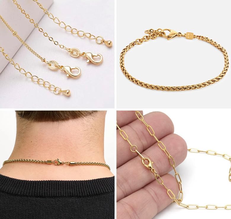 100PCS Gold Lobster Clasps 9mm 18K Gold PVD Plated Stainless Steel Lobster Claw Clasps Bulk for Jewelry Making DIY Necklace Bracelet - Image 5