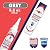ZippySolve Tile Grout, Repair kit,Restore & Renew Tile Joints Line, Fast Drying Tile Grout Paint Squeeze Tube for Bathroom Shower Kitchen Floor Tile, Waterproof (Grey 8.8 oz)