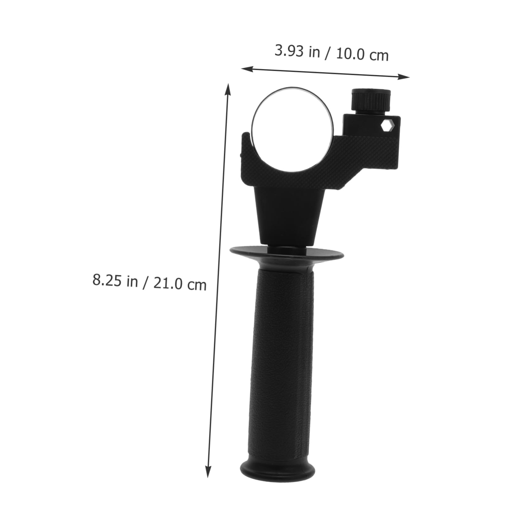 HOMSFOU Side Handle Impact Drill Replacement Grip Steady Support for Extended Use