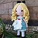 Minoxo Handmade Crochet Alice Doll – Alice in Wonderland Inspired, Soft Crochet Toy, Kids Room Décor, Unique Collectible Doll, for Children