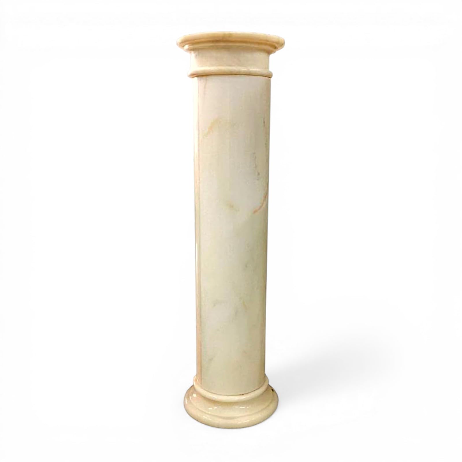 Columna de mármol blanco Carrara White Marble Classic Column H 104 cm.