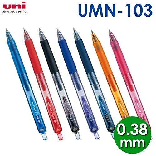 Stylo gel Uni-ball Signo RT 0.38mm roller rétractable pointe fine