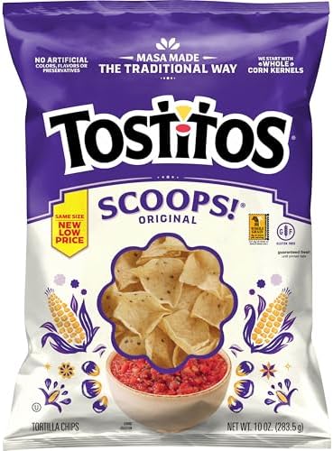 Tostitos Scoops Tortilla Chips, 10oz Bag