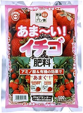 東商 あまーいイチゴ肥料 500g Diy 工具 ガーデン Amazon