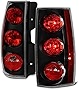Driver + Passenger Side Denali OEM-Style Black Bezel Red Tail Light Housing Lamp Assembly Replacement For 2007-2014 Chevy Tahoe Suburban GMC Yukon XL 1500 2500