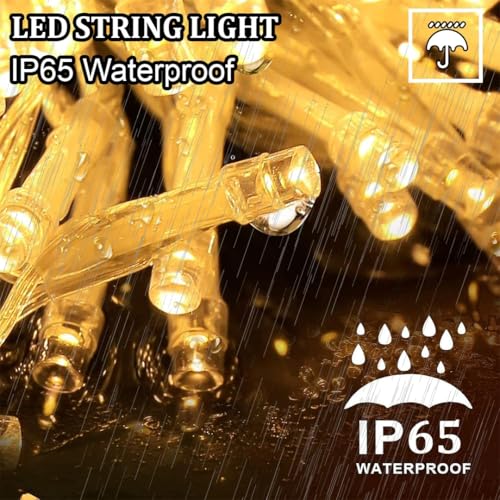 Image of fizzytech 20 Meter 60 LED 8MM Warm White Decorative Fairy String Light for Home, Wall, Balcony, Diwali, Christmas, Wedding and Party Decoration, Pack of 1