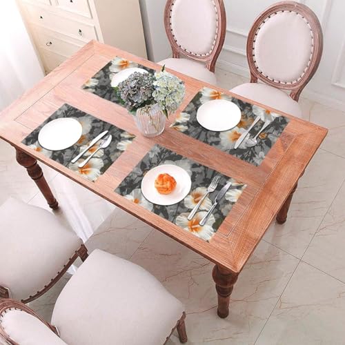 Sets de table antidérapants en PVC de 45cm pour des repas sans taches