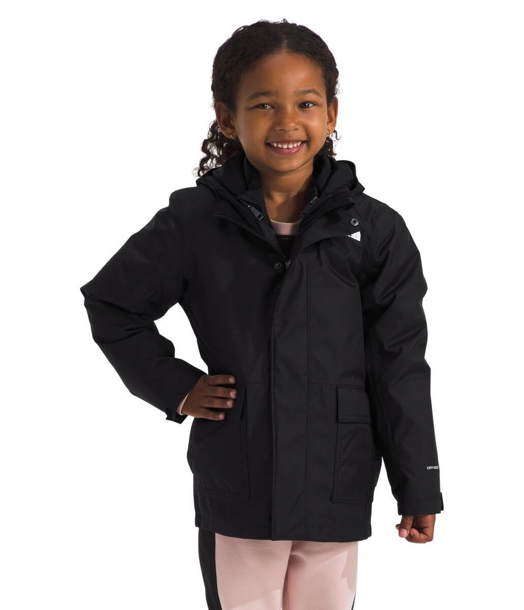 THE NORTH FACE North Down Triclimate 3-in-1-Jacke für Kinder, wasserdicht, versiegelte Nähte, angebrachte Kapuze, wendbare Innenschicht