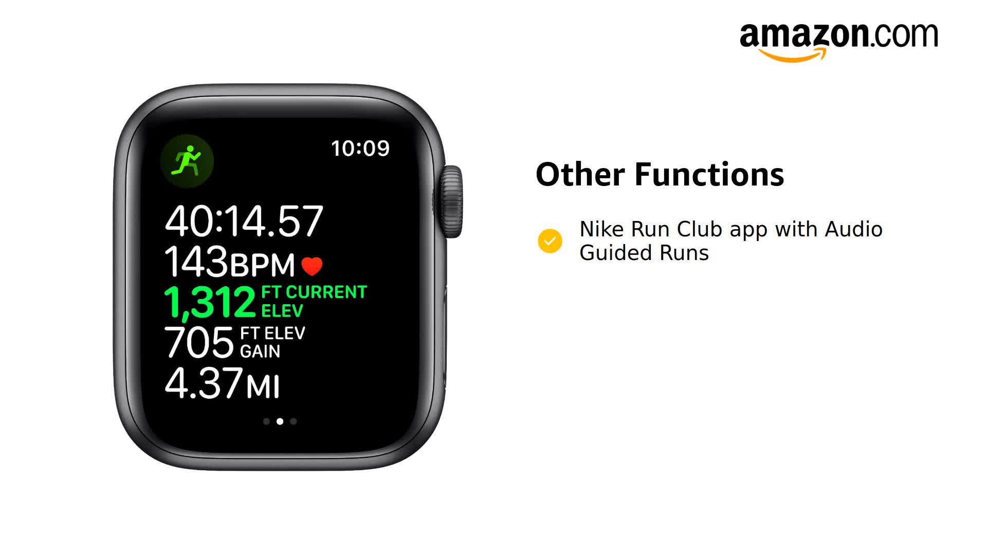 Amazon.com: Apple Watch Nike Series 6 (GPS + Cellular, 44mm) Space Amazon.com: Apple Watch Nike Series 6 (GPS + Cellular, 44mm) Space