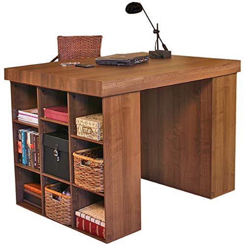 Project-Center-Desk-with-2-Bookcase-Sides-Walnut