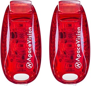 EverLightFX USB Rechargeable LED Safety Light (2 Pack) by Apace - Super Bright