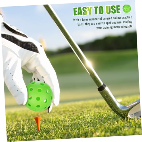 Balones de práctica de plástico para ejercicios de swing sin romper nada 7