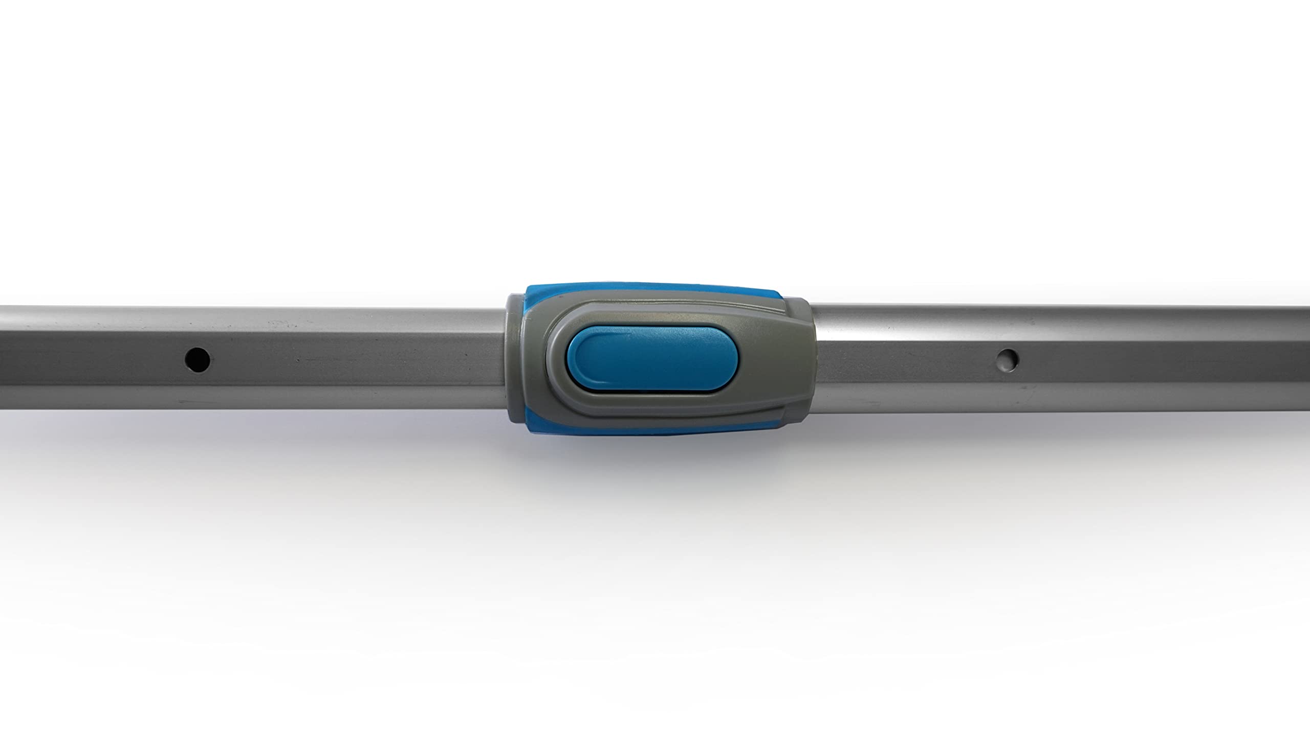 Mango | Palo | Pertiga | Tubo con alargador telescópico para limpiar piscinas hecho de aluminio con cierre de click 3x1,5m