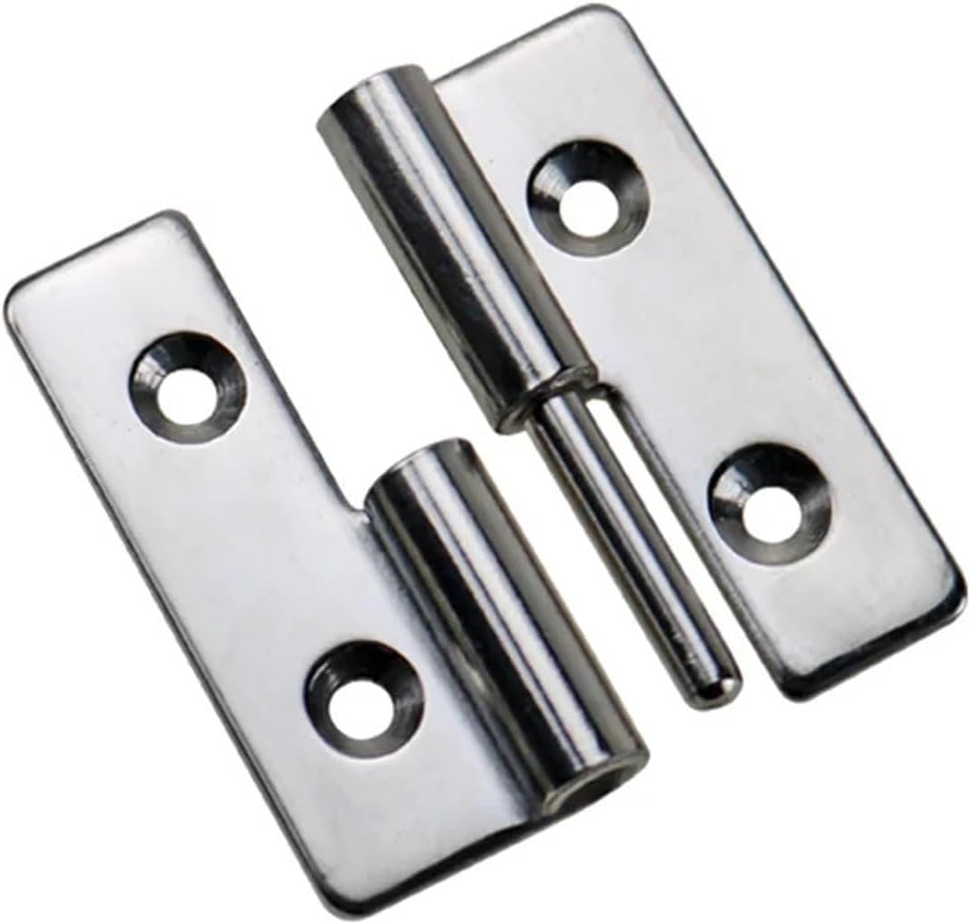1.5 Inch Removable 304 Stainless Steel Hinge Hinge Sheet Metal Box Door Hinge 1Pcs(R)