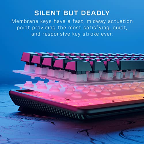 Magma Mini - Tastiera da gioco 60% RGB con 5 zone di illuminazione programmabili, interruttori a chiave a membrana, livelli di funzione programmabili, anti-ghosting e resistenza agli schizzi, - Tastiera gaming - Immagine 3