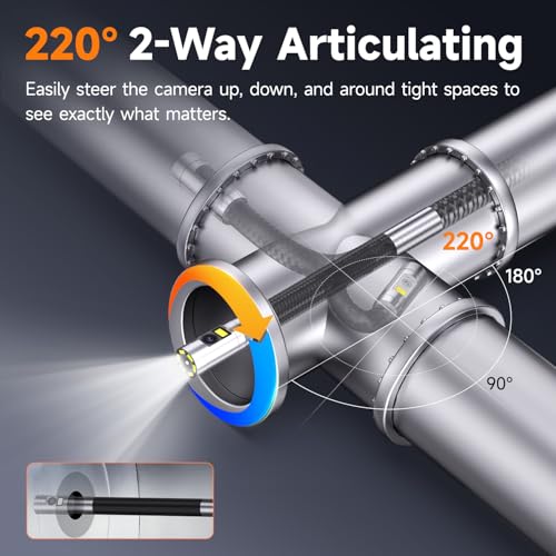 Borescope Inspection Camera with Screen