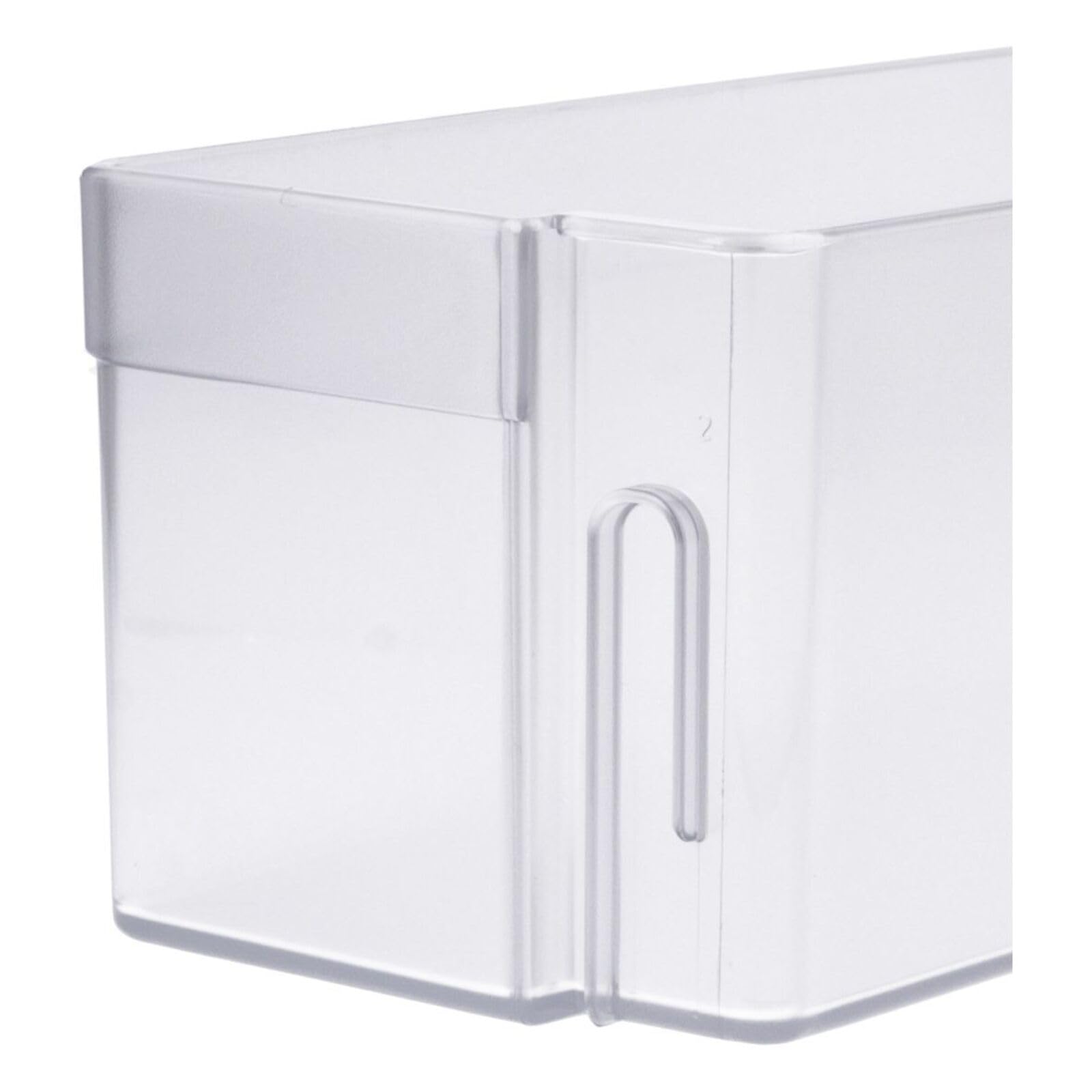LPPP Flaschenfach kompatibel mit Siemens Bosch 00449920 Absteller 475x100mm | Passt für Neff Balay Constructa Kühlschrank Tür unten, Transparenter Kunststoff 475x115x100mm, 480g. Ersatzteil BSH 449920.