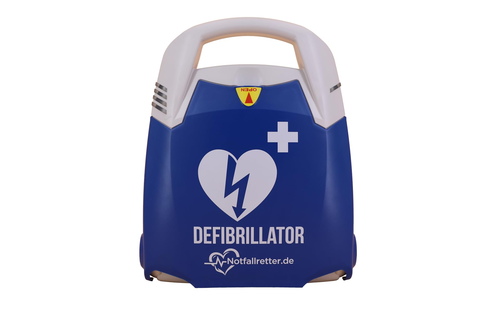 Notfallretter® Defibrillator AED Basic mit vollautom. Schockauslösung, Garantie Schiller Deutschland, Vollausstattung inkl. HLW-Unterstützung, MDR-zertifiziert