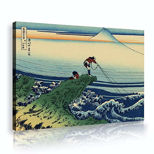 Art mural Mont Fuji d’Hokusai déco tableau salon moderne 50x75cm