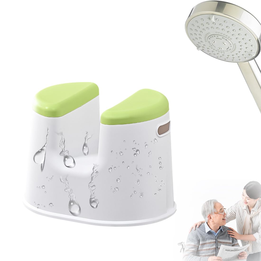 Silla de ducha antideslizante: asiento de baño seguro para personas mayores