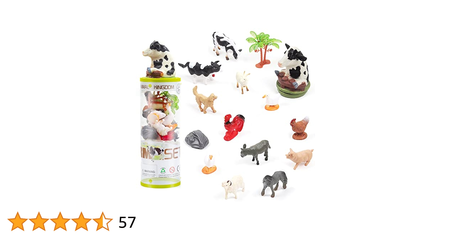 リーメント 牧場 動物セット Amazon.com: UNIQUE KIDS Mini Farm Animals Figure Creatures