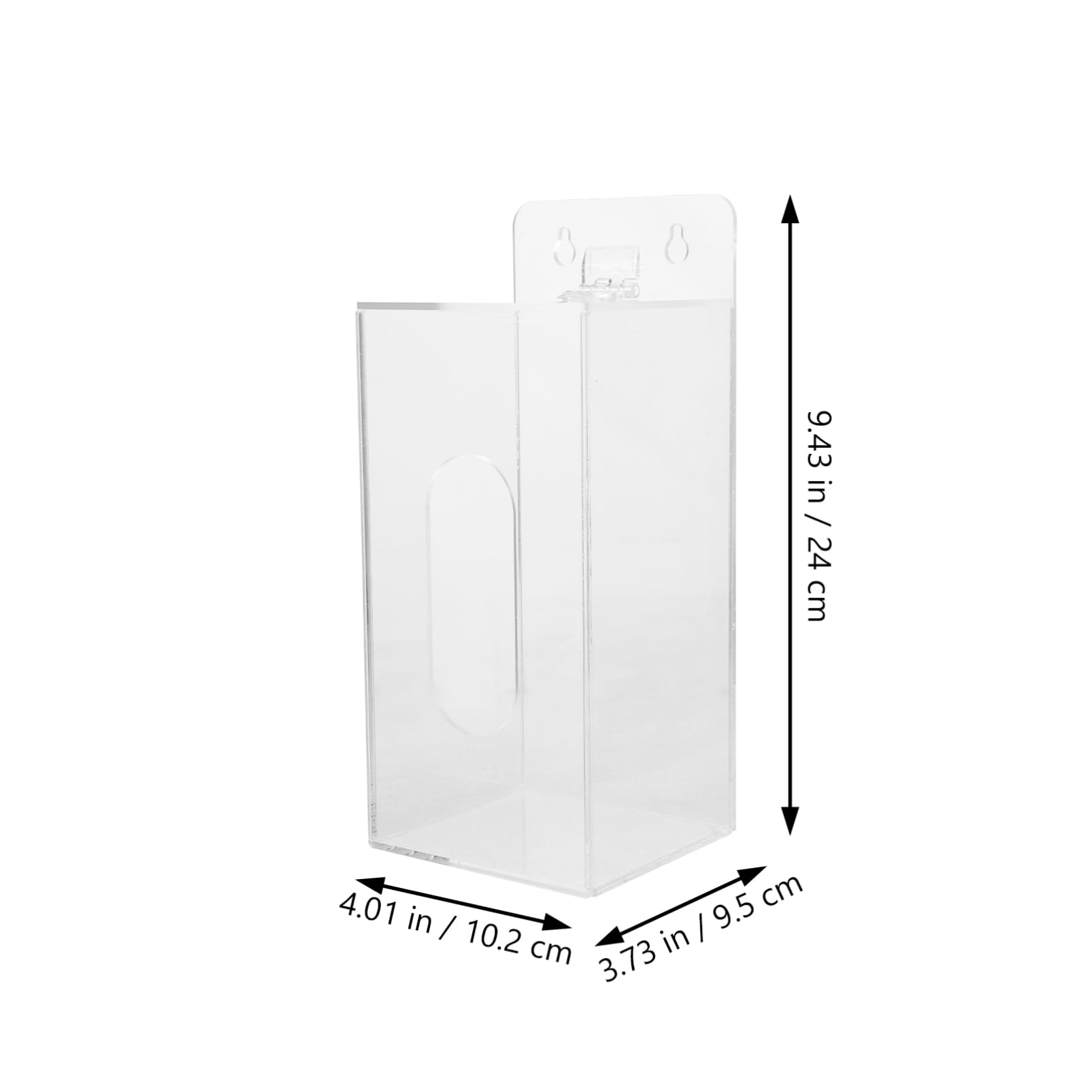 PartyKindom 4piezas Dispenser De Acrílico Para y Guantes Soporte De Pared Transparente Para Almacenamiento De Equipos De Protección Individual y