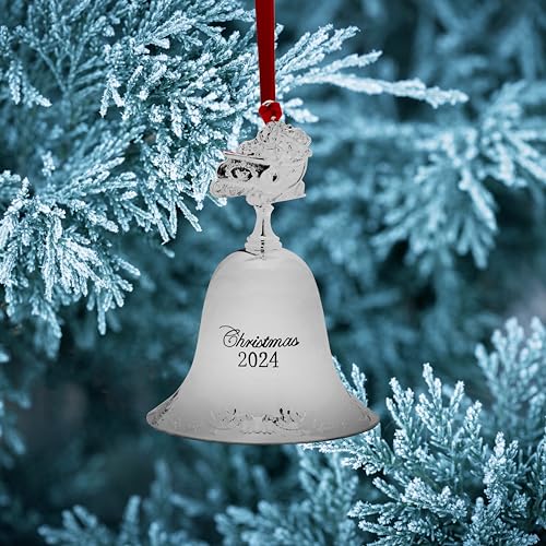 Wallace 2024 versilberte Grande Barockglocke Ornament 30. Auflage – Ansicht 3