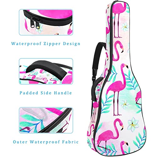 Housse de transport étanche pour guitare avec bandoulière réglable Motif flamant rose jungle palmier feuille floral… - Les Beatles, Paul McCartney, John Lennon, RIngo Starr, George Harrison Housse de transport étanche pour guitare avec bandoulière réglable Motif flamant rose jungle palmier feuille floral… – Image 5