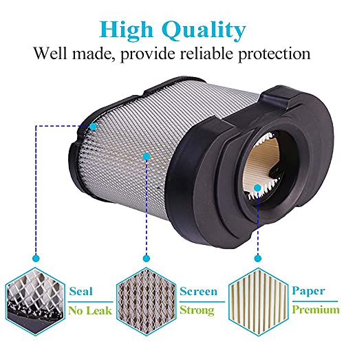 Ewillownm Compatible with 792105 Air Filter Durable MIU11515 Air Cleaner with Oil Filter Extended Life Series Engine 407777 445877 GY21057 Air Filter for D160 D170 Z425 LA165 Lawn Mower by Ewillownm - Image 5