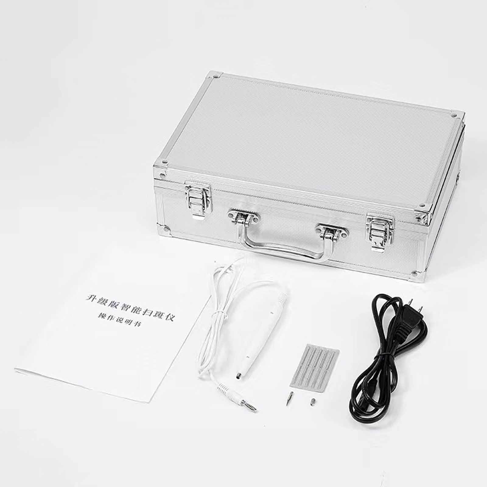 Lápiz Electrónico Para Eliminar Lunares, Lápiz De Plasma Para La Piel, Con 1 Cabezal De Repuesto Grueso Y 5 Cabezales De Repuesto Finos, Ajustable En 35 Etapas, Para Verrugas Faciales Y Lunares.