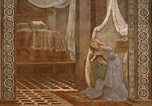 Toile Annonciation de S.martino Sandro Botticelli impression haute definition toile premium
