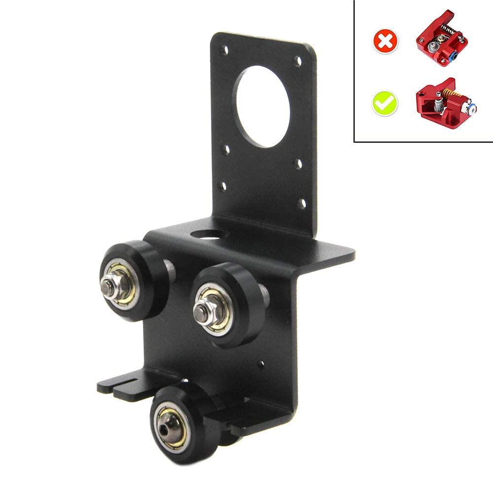 Upgrade Direktantrieb Dual Gear Extruder Support Kit mit Schrittmotor, Easy Print Filament für Ender-3, Ender 3 Pro,CR-10,CR-10S Extruder Adapter (Doppelextruder-Support+Motor-Kit)