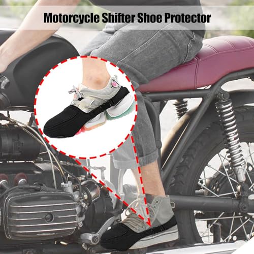 Image of 1PCS Shoe Protector for Bike Gear, Shoes Protector for Bike Gear, Motorcycle Gear Shifting Protector for Daily Commuting and Long-Distance Riding, Single Piece Protective Cover for Motorcycle Footwear