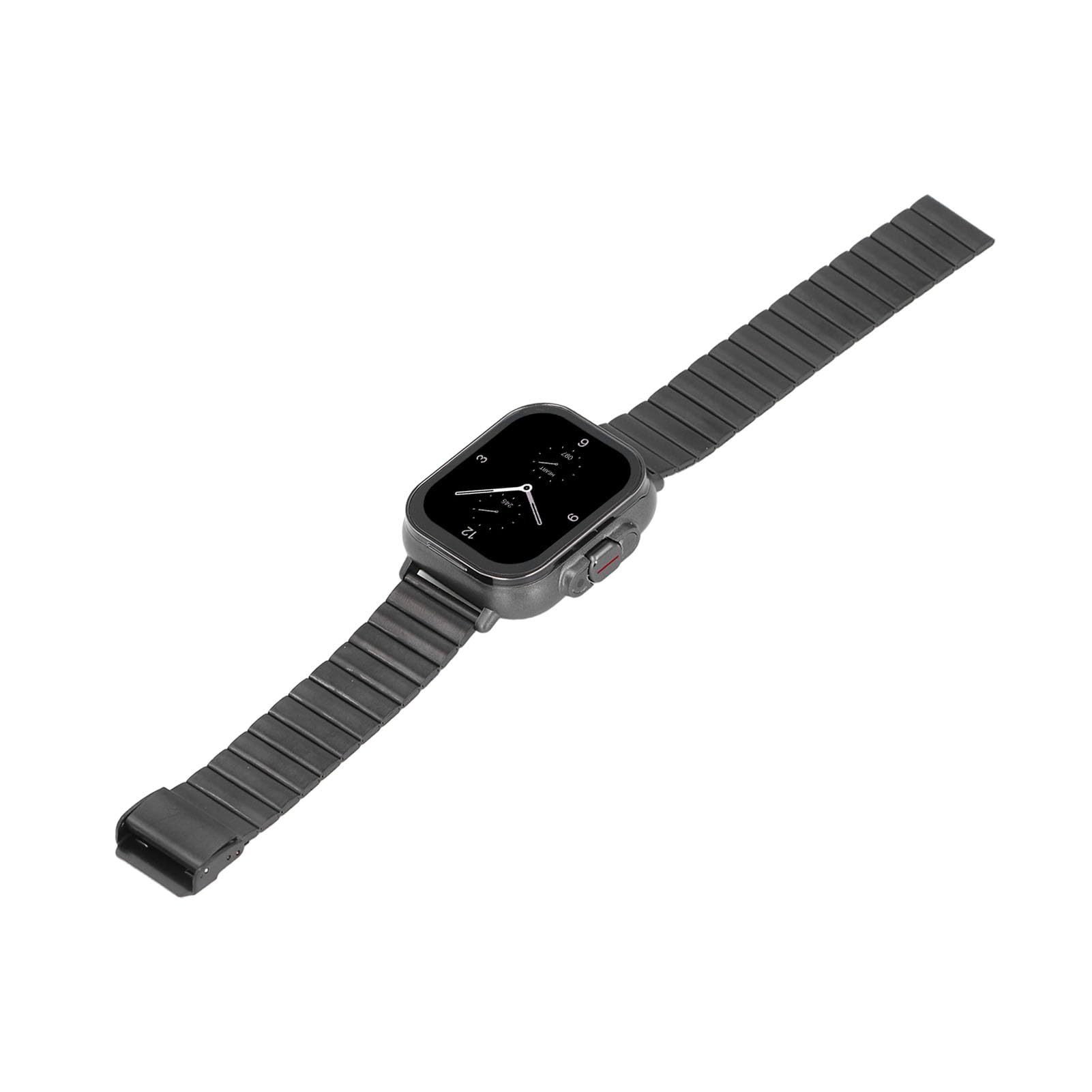 Generic Zegarek Sportowy, Smartwatch z Wieloma Słuchawkami Trybami Sportowymi w Rękach Wywołania Podróży do Podróży (Czarna skorupa (czarna stal))