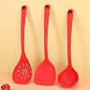 Kitchen Tools Set Silicone Cooking Spoon Spatula Household Utensils Set Cookware Pastry Utensils Kitchen Utensils Red