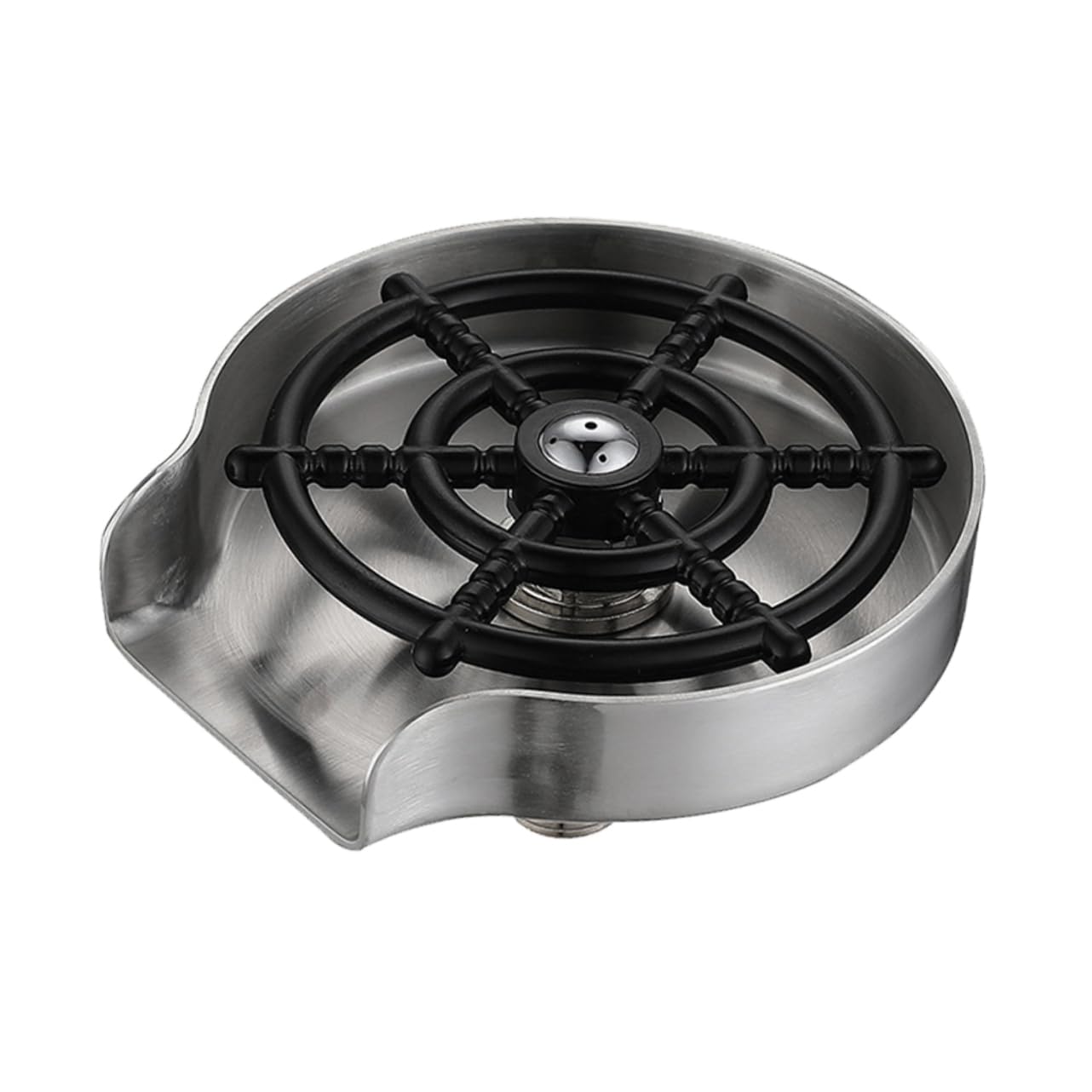 MAGICLULU Lavabicchieri Automatico per Lavandino in Acciaio Inox e Plastica, Spruzzo Rapido e Pulizia Bottiglie per Casa, Bar e Negozi di Tè