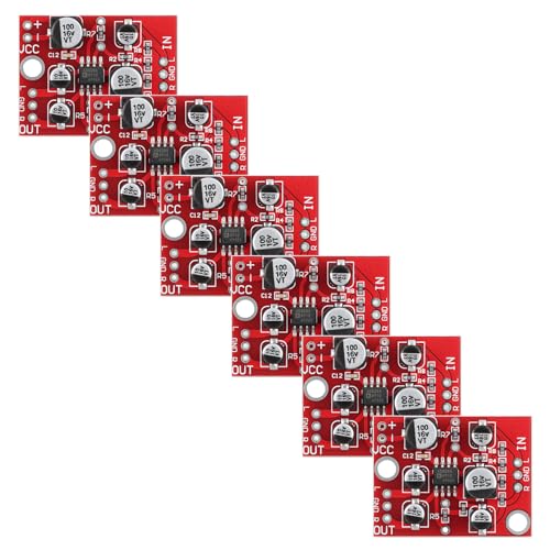 6pcs TDA1308 Class AB Stereo Headphone Amplifier Module Large Board DIY Power Amp Retrofit