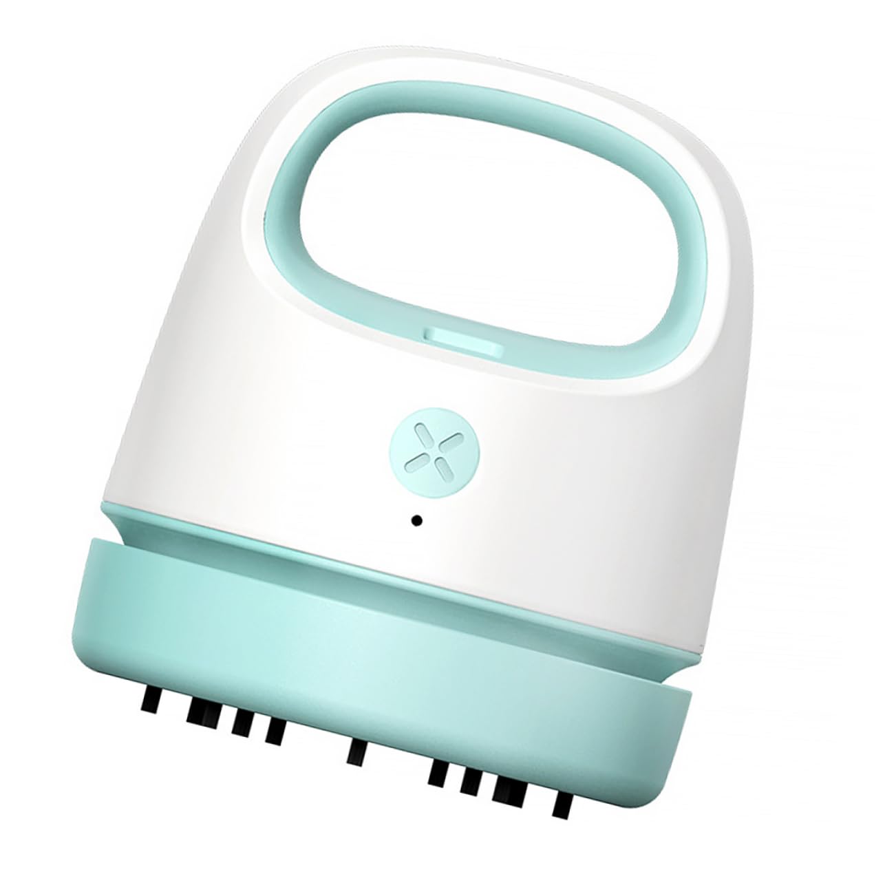 Mini aspirateur de bureau USB bleu rechargeable pour nettoyer tables et claviers