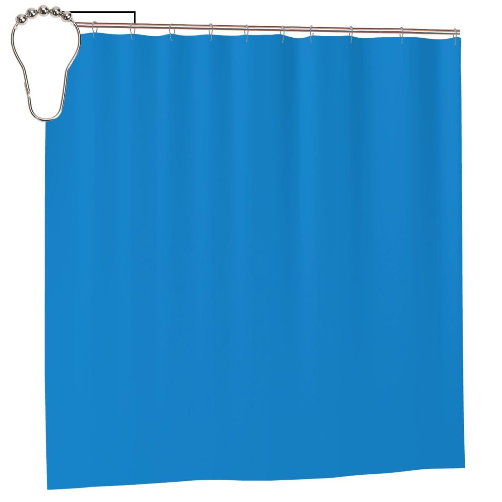 Klgrtjhk Iron Blue Shower Curtain 72X72in Bathroom Curtain﻿