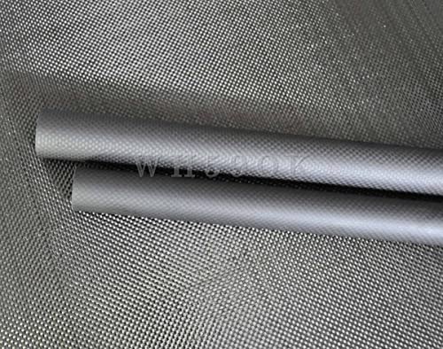 WHABEST 2pcs 29MM OD x 27MM ID x 500MM100% Roll 3k Matt Carbon Fiber Tube/Tubing, Wing Tube