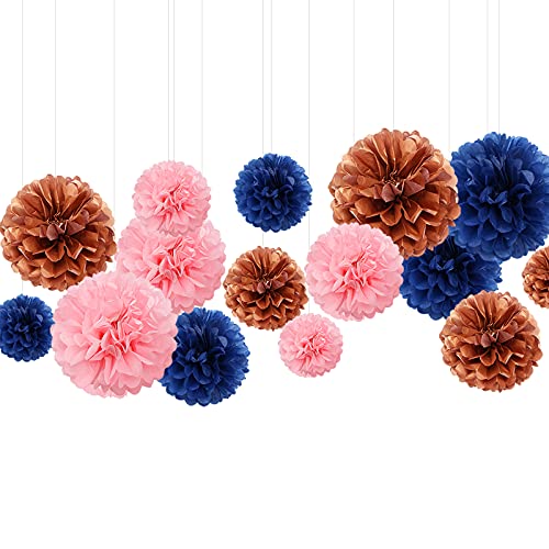Pompons papier révélation de sexe et fiançailles romantiques