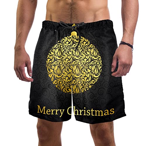 Maillots de bain hommes JDEZ jaune short de plage noël