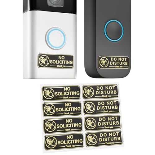 Small No Soliciting Signs for Front Door